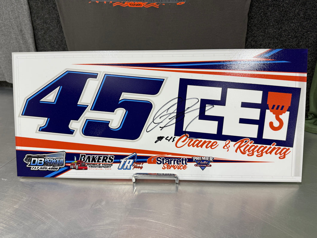 Signed Mini Wing Panel